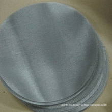 Discos de filtro de malla de alambre de hierro negro de alta permeabilidad